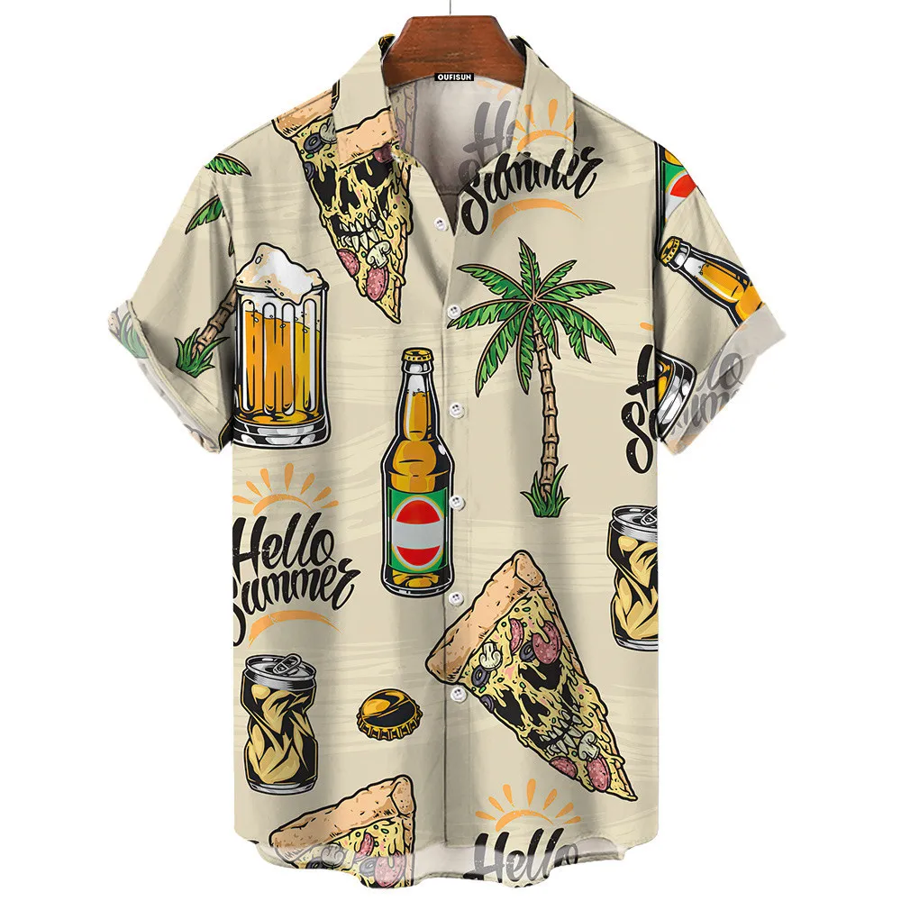Camisa Havaiana Masculina Retr - Vintage Hawaiian Floral Shirt avaliação e preço