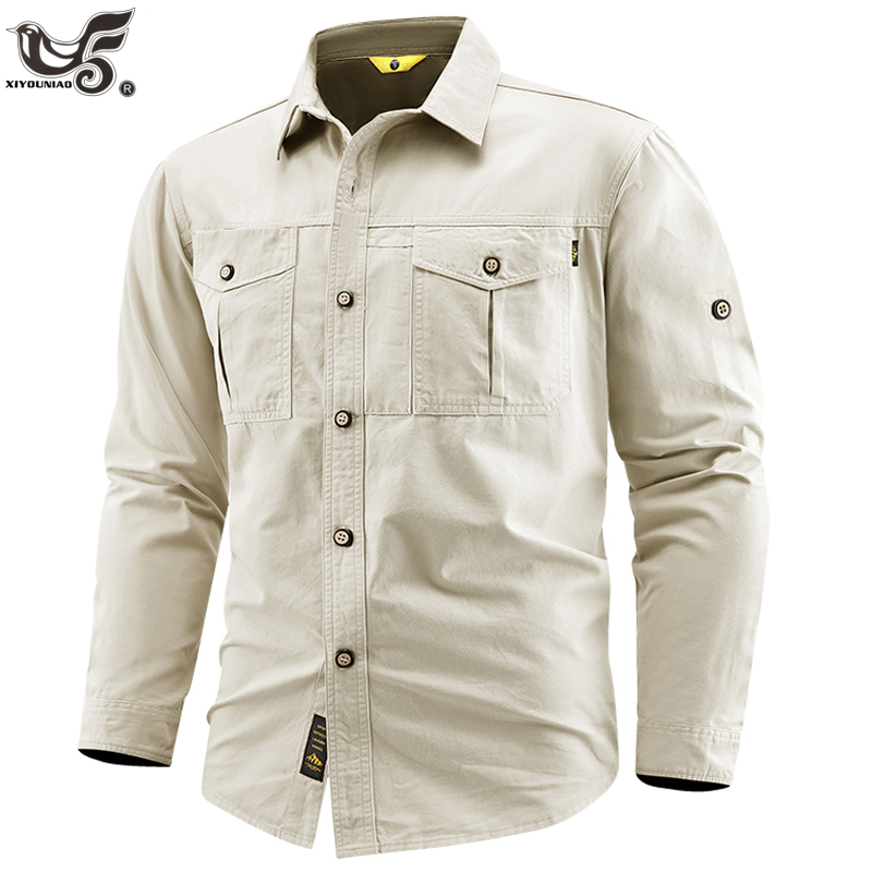 Camisas militares de negócios  - Tactical Military Shirt Cargo avaliação e preço