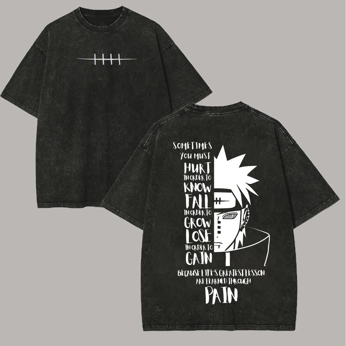 Camiseta Naruto Shisui Uchiha, - Acid Wash Vintage Graphic T Shirt avaliação e preço