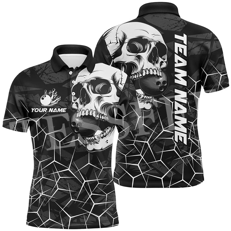 Nome personalizado Camisa polo - Short Sleeve Bowling Shirt Retro avaliação e preço