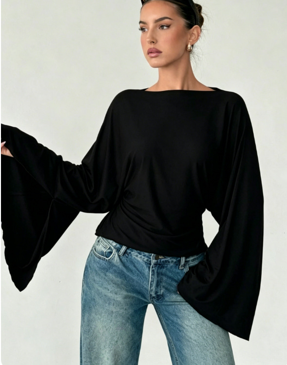 Blusa Casual de Manga Longa em - Shorts avaliação e preço