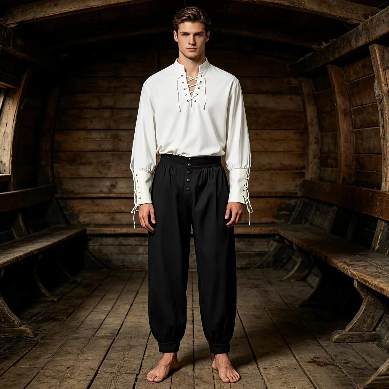 Conjunto de cosplay medieval r - Shirts avaliação e preço