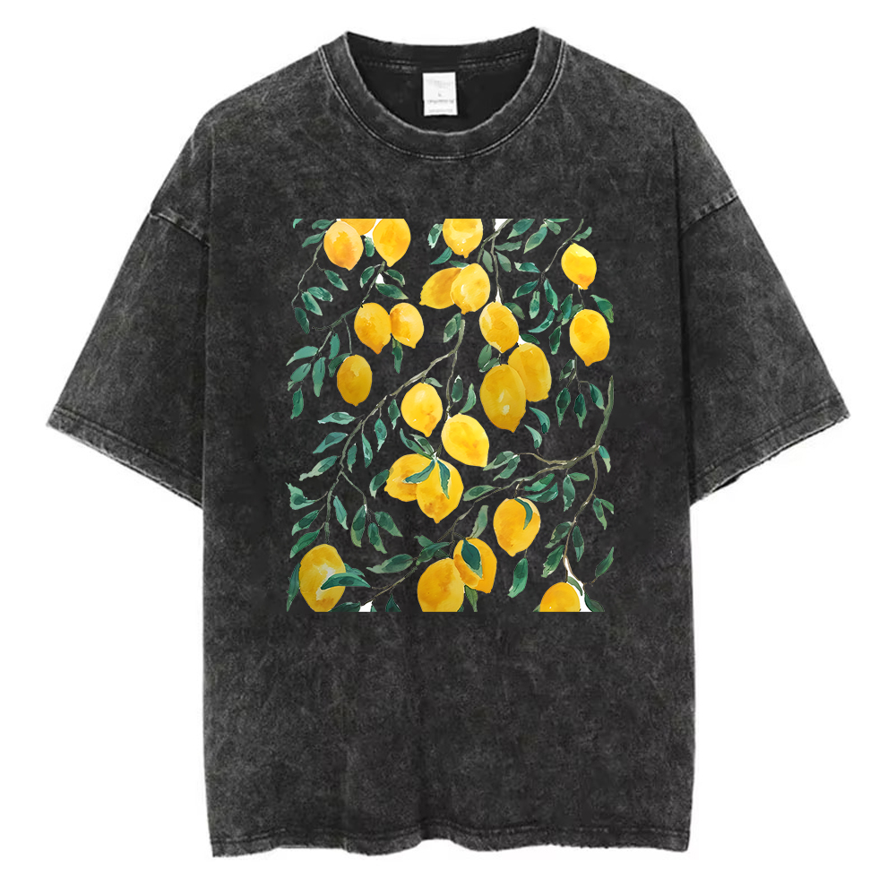 Camiseta Vintage de Algodão La - Acid Wash Vintage Graphic T Shirt avaliação e preço