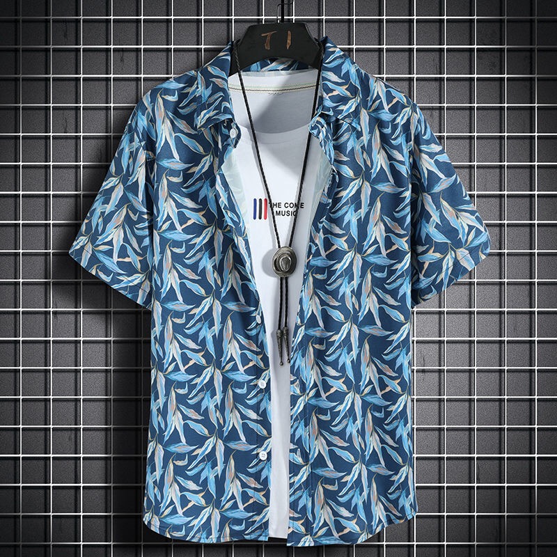 Camisas havaianas de praia mas - Vintage Hawaiian Floral Shirt avaliação e preço