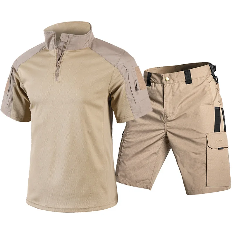 Conjunto de camiseta de manga  - Tactical Military Shirt Cargo avaliação e preço