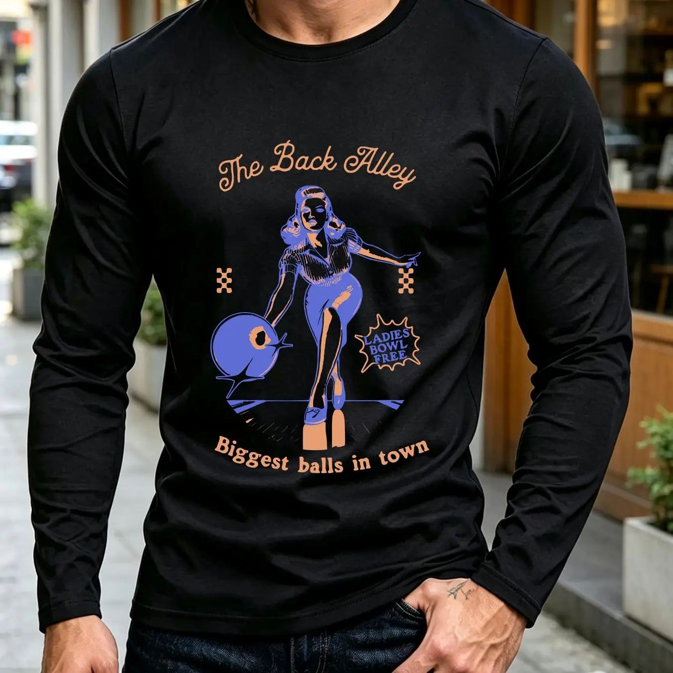 Camiseta Lavada Engraçada Retr - Short Sleeve Bowling Shirt Retro avaliação e preço