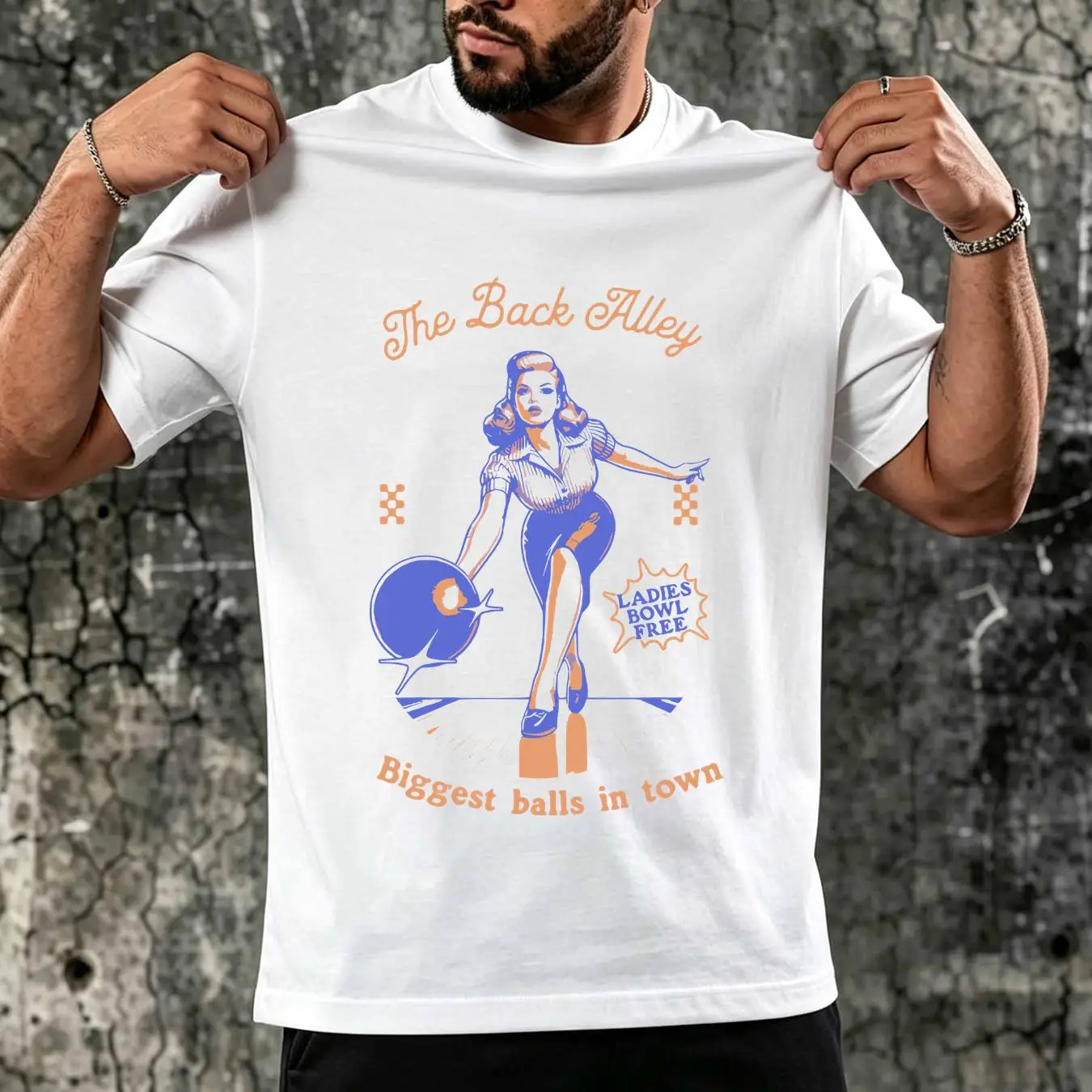 Camiseta Lavada Engraçada Retr - Short Sleeve Bowling Shirt Retro avaliação e preço