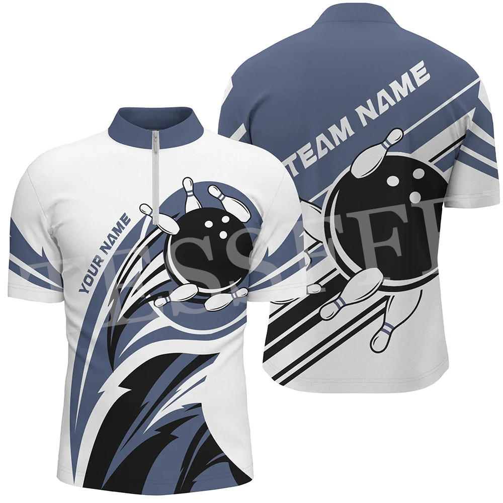 Nome personalizado Polo Shirt, - Short Sleeve Bowling Shirt Retro avaliação e preço